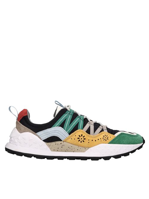 Sneakers in camoscio e tessuto FLOWER MOUNTAIN | WASHI 0012017843.01.1F35MULTICOLOR